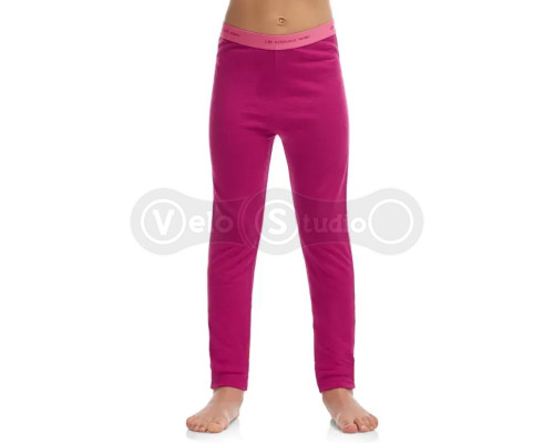 Детские термоштаны ICEBREAKER JN BF 200 Oasis Leggings raspberry/shocking 14