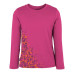 Дитяча термофутболка із довгим рукавом ICEBREAKER Kids LS Crew Garden magenta/lotus 10