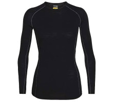 Термофутболка с длинным рукавом ICEBREAKER 150 Zone LS Crewe WOMEN BLACK L