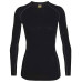 Термофутболка с длинным рукавом ICEBREAKER 150 Zone LS Crewe WOMEN BLACK S