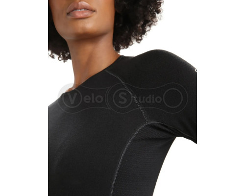 Термофутболка с длинным рукавом ICEBREAKER 150 Zone LS Crewe WOMEN BLACK S