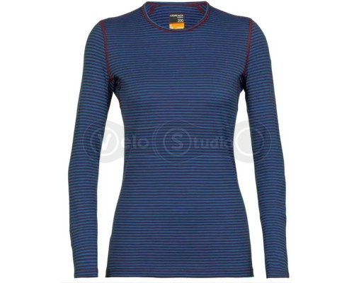 Термофутболка із довгим рукавом ICEBREAKER 200 Oasis LS Crewe WMN LAZRTE/ESPRS XS