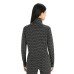 Термофутболка з довгим рукавом ICEBREAKER 250 Vertex LS Half Zip Alpine Geo WOMEN BLACK/SNOW/J S