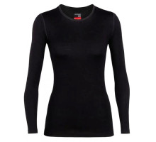 Термофутболка із довгим рукавом ICEBREAKER 260 Tech LS Crewe WMN Black S