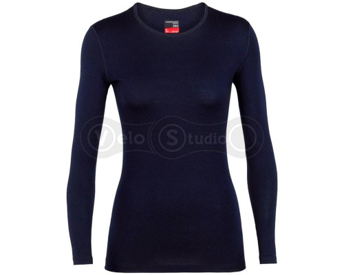 Термофутболка с длинным рукавом ICEBREAKER W 260 Tech LS Crewe MIDNIGHT NAVY S