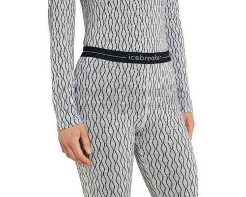 Термоштаны ICEBREAKER W Mer 260 Vertex Leggings On-Piste SNOW/BLACK S