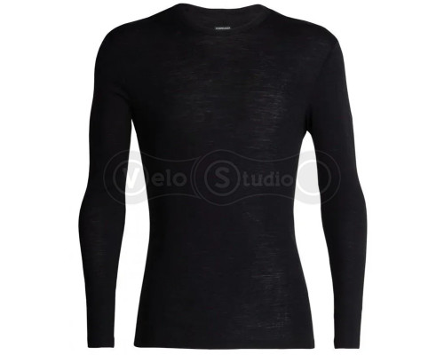 Термофутболка с длинным рукавом ICEBREAKER 175 Everyday LS Crewe Black L