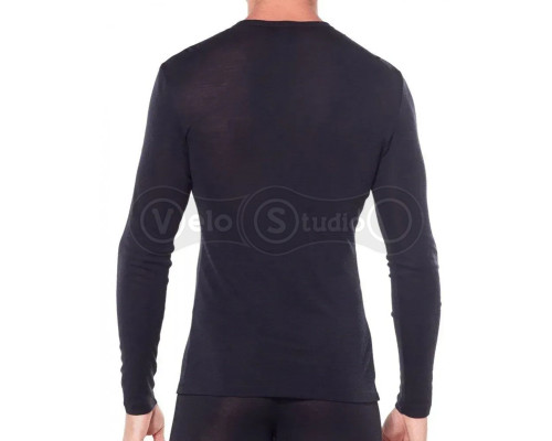 Термофутболка с длинным рукавом ICEBREAKER 175 Everyday LS Crewe Black L