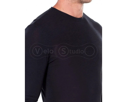 Термофутболка с длинным рукавом ICEBREAKER 175 Everyday LS Crewe Black L