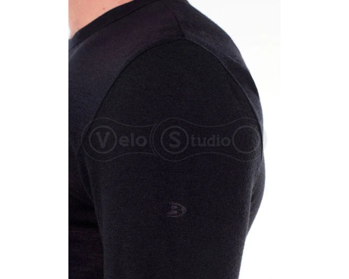 Термофутболка с длинным рукавом ICEBREAKER 175 Everyday LS Crewe Black L