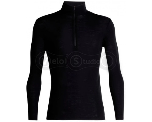 Термофутболка з довгим рукавом ICEBREAKER 175 Everyday LS Half Zip MEN BLACK L
