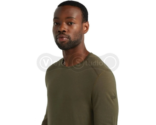 Термофутболка с длинным рукавом ICEBREAKER 200 Oasis LS Crewe MEN LODEN M