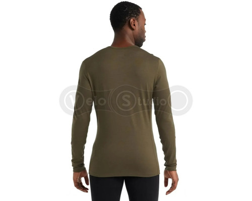 Термофутболка с длинным рукавом ICEBREAKER 200 Oasis LS Crewe MEN LODEN S