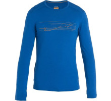 Термофутболка із довгим рукавом ICEBREAKER 200 Oasis LS Crewe Ski MEN LAZURITE M