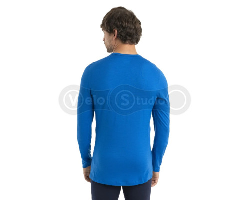 Термофутболка с длинным рукавом ICEBREAKER 200 Oasis LS Crewe Ski MEN LAZURITE M