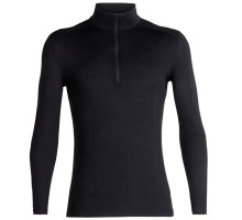 Термофутболка з довгим рукавом ICEBREAKER 200 Oasis LS Half Zip MEN BLACK L