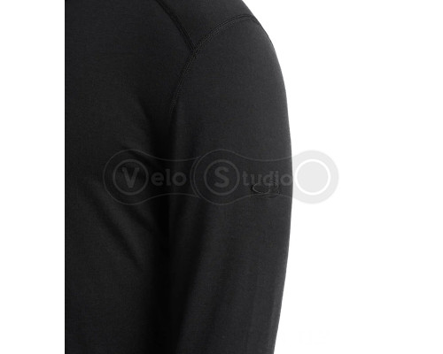 Термофутболка с длинным рукавом ICEBREAKER 200 Oasis LS Half Zip MEN BLACK XL
