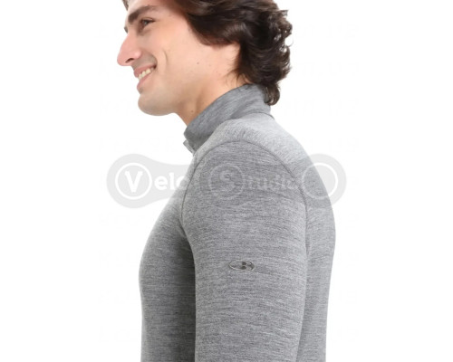 Термофутболка з довгим рукавом ICEBREAKER 200 Oasis LS Half Zip MEN GRITSTONE-013 L
