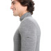 Термофутболка з довгим рукавом ICEBREAKER 200 Oasis LS Half Zip MEN GRITSTONE-013 L