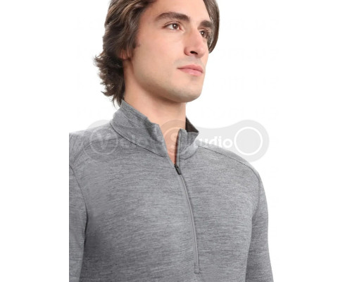 Термофутболка з довгим рукавом ICEBREAKER 200 Oasis LS Half Zip MEN GRITSTONE-013 L
