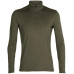 Термофутболка с длинным рукавом ICEBREAKER 200 Oasis LS Half Zip MEN LODEN L