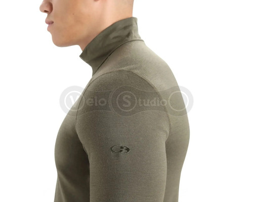 Термофутболка с длинным рукавом ICEBREAKER 200 Oasis LS Half Zip MEN LODEN L