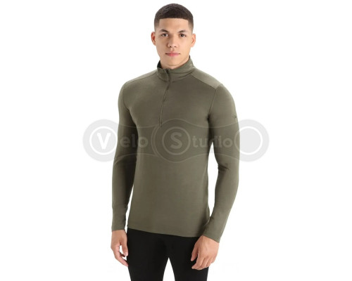 Термофутболка с длинным рукавом ICEBREAKER 200 Oasis LS Half Zip MEN LODEN L