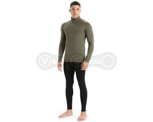 Термофутболка с длинным рукавом ICEBREAKER 200 Oasis LS Half Zip MEN LODEN XL