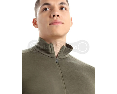 Термофутболка с длинным рукавом ICEBREAKER 200 Oasis LS Half Zip MEN LODEN XL