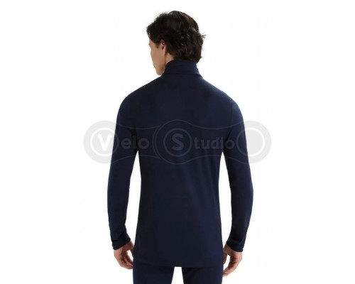 Термофутболка з довгим рукавом ICEBREAKER 200 Oasis LS Half Zip MEN MIDNIGHT M