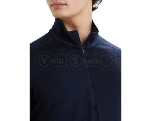 Термофутболка з довгим рукавом ICEBREAKER 200 Oasis LS Half Zip MEN MIDNIGHT S