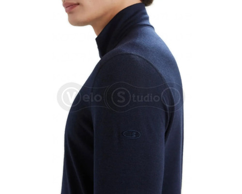 Термофутболка з довгим рукавом ICEBREAKER 200 Oasis LS Half Zip MEN MIDNIGHT S