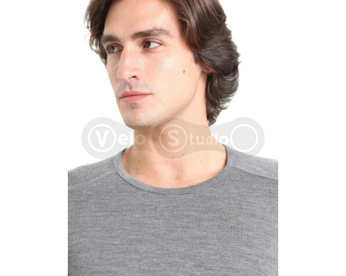 Термофутболка с длинным рукавом ICEBREAKER 260 Tech LS Crewe MEN Gritstone HTHR L