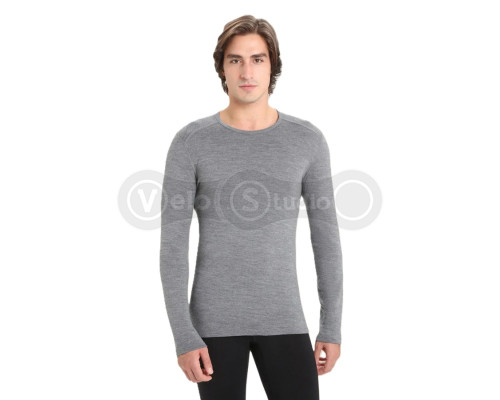 Термофутболка с длинным рукавом ICEBREAKER 260 Tech LS Crewe MEN Gritstone HTHR L