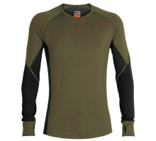 Термофутболка с длинным рукавом ICEBREAKER 260 Zone LS Crewe MEN LODEN/BLACK L