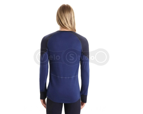 Термофутболка с длинным рукавом ICEBREAKER 260 Zone LS Crewe MEN MID NVY/RYL N M