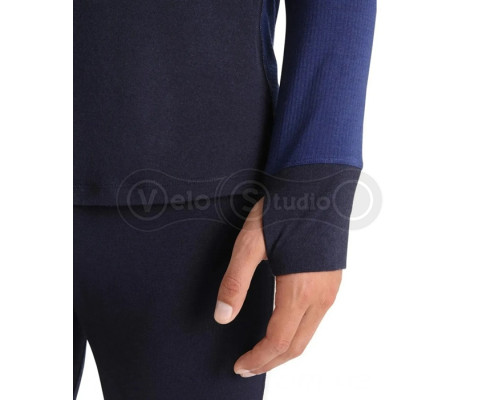 Термофутболка с длинным рукавом ICEBREAKER 260 Zone LS Crewe MEN MID NVY/RYL N M