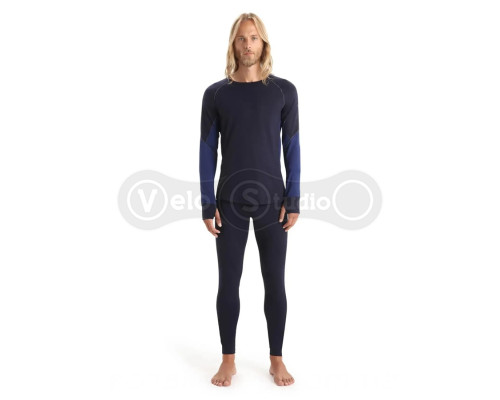 Термофутболка с длинным рукавом ICEBREAKER 260 Zone LS Crewe MEN MID NVY/RYL N M