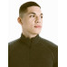 Термофутболка с длинным рукавом ICEBREAKER 260 Zone LS Half Zip MEN LODEN/BLACK S