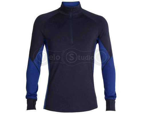 Термофутболка с длинным рукавом ICEBREAKER 260 Zone LS Half Zip MEN MID NVY/RY M
