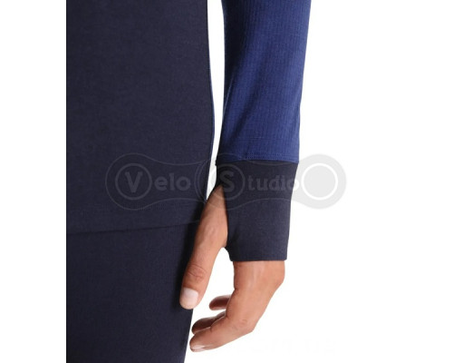 Термофутболка с длинным рукавом ICEBREAKER 260 Zone LS Half Zip MEN MID NVY/RY M