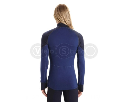 Термофутболка с длинным рукавом ICEBREAKER 260 Zone LS Half Zip MEN MID NVY/RY M