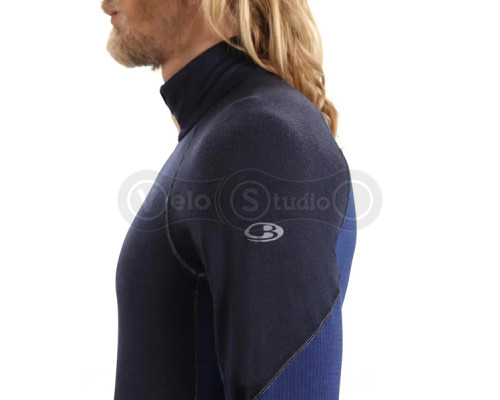Термофутболка с длинным рукавом ICEBREAKER 260 Zone LS Half Zip MEN MID NVY/RY M