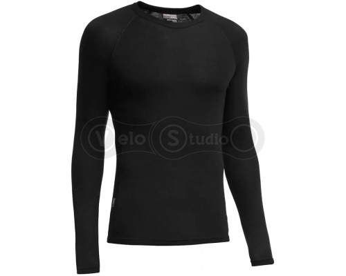 Термофутболка с длинным рукавом ICEBREAKER Everyday LS Crewe MEN black S