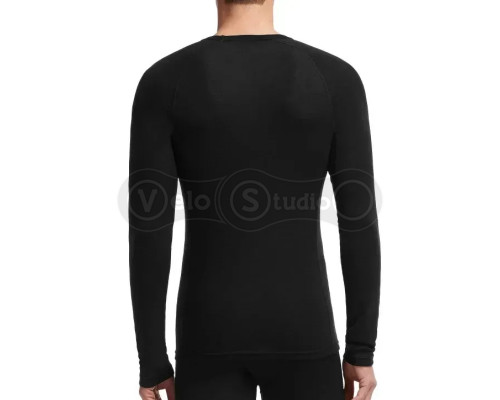Термофутболка с длинным рукавом ICEBREAKER Everyday LS Crewe MEN black S