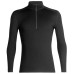 Термофутболка із довгим рукавом ICEBREAKER M 260 Tech LS Half Zip BLACK S