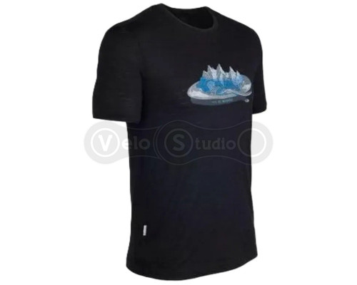 Термофутболка ICEBREAKER Tech T Lite SS MEN black M