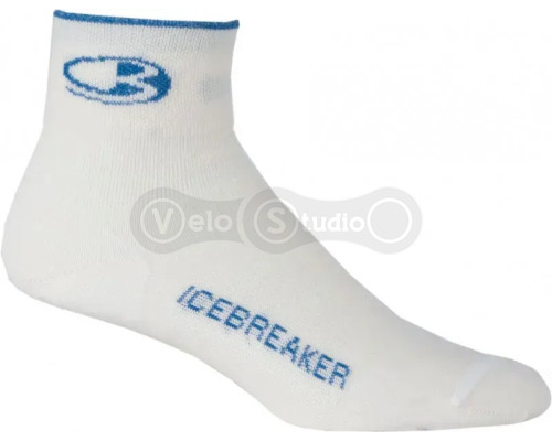 Шкарпетки ICEBREAKER Bike UL Mini WMN white/neptune S