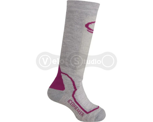 Детские носки ICEBREAKER Kids Snow Mid OTC BOY blizzard/cranberry M