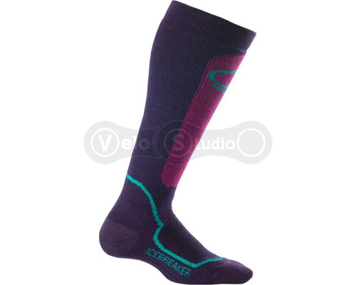 Детские носки ICEBREAKER Kids Snow Mid OTC GIRL lotus/magenta/mermaid XL